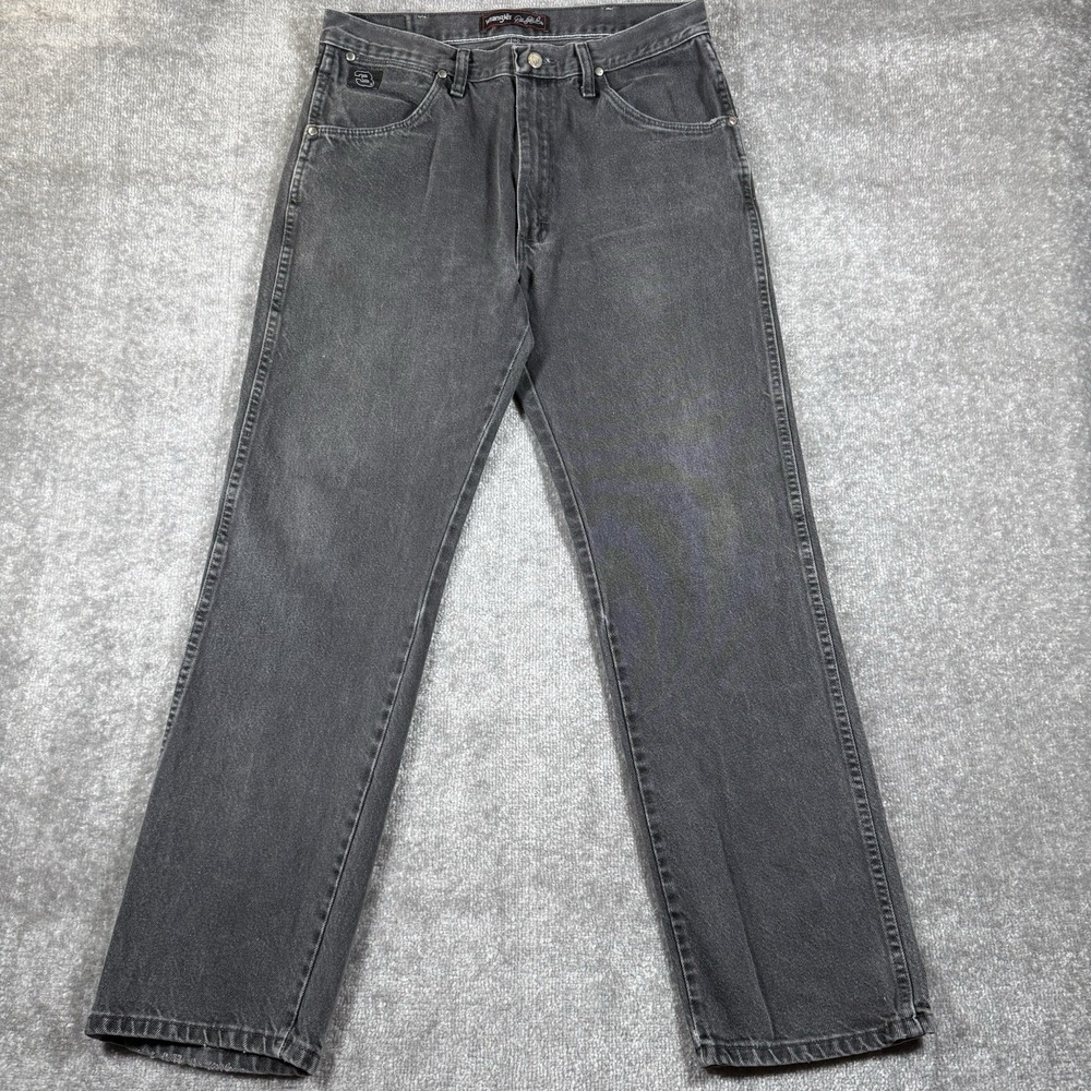 Dale Earnhardt Wrangler Jeans Men's 34x32 Black Denim #3 Straight Leg Racing